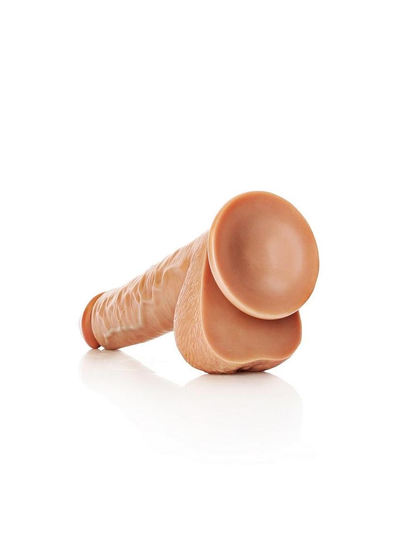 Realrock Straight Realistic Dildo with Balls and Suction Cup