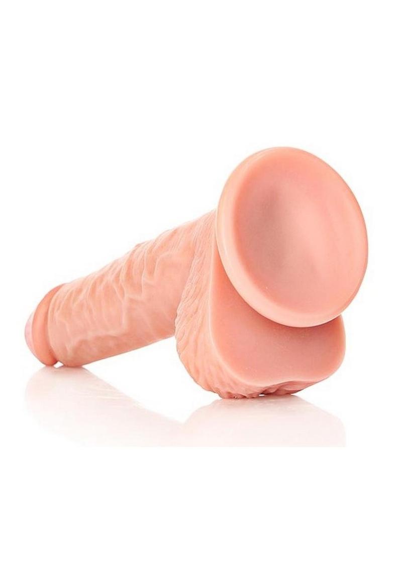 Realrock Straight Realistic Dildo with Balls and Suction Cup