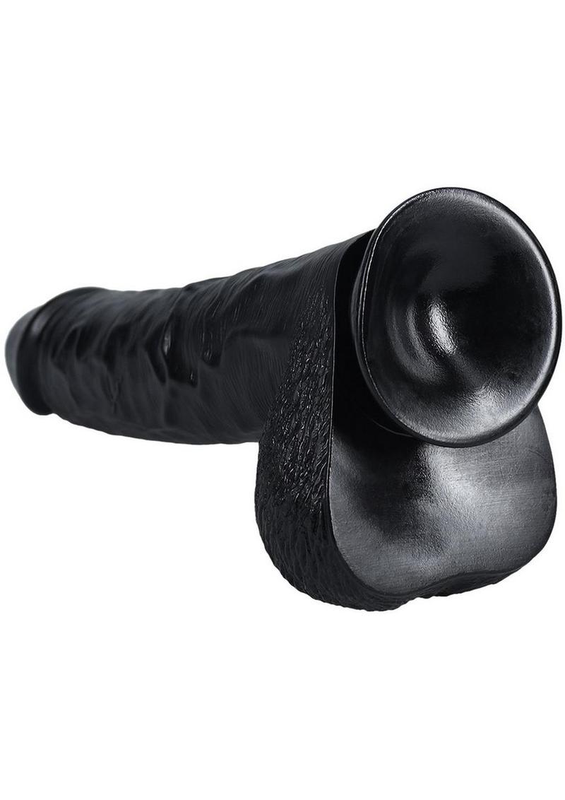 Realrock Ultra Realistic Skin Extra Large Straight Dildo with Balls and Suction Cup