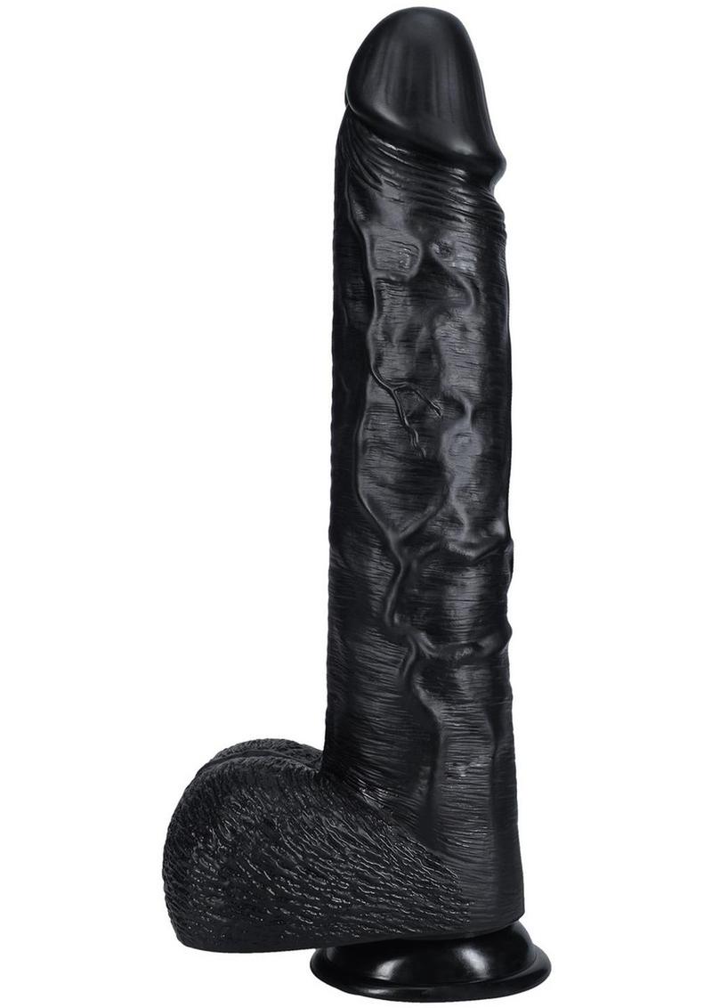 Realrock Ultra Realistic Skin Extra Large Straight Dildo with Balls and Suction Cup