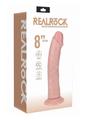 Realrock Vibrating Cock Regular Curved - Vanilla - 8in