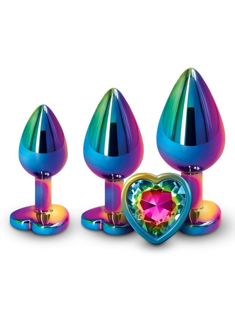 Rear Assets Aluminum Anal Plug Trainer Kit - Multicolor - 3 Pieces