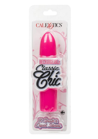 Rechargeable Classic Chic Mini Silicone Vibrator - Pink