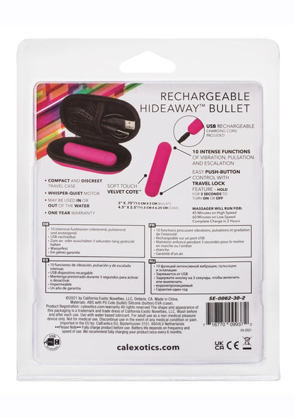 Rechargeable Hideaway Bullet Vibrator