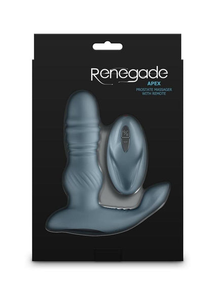 Renegade Apex Rechargeable Silicone Prostate Massager with Remote