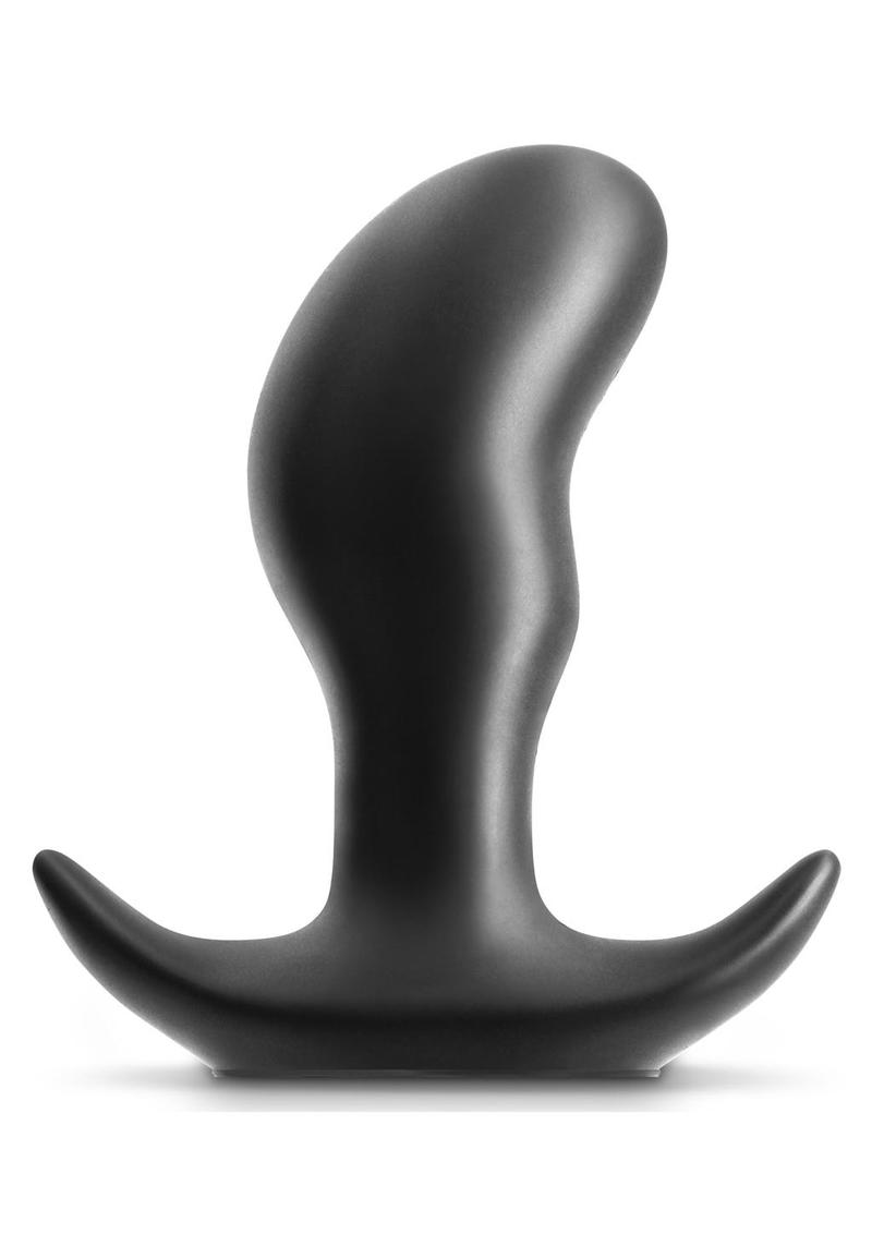 Renegade Bull Silicone Anal Plug - Black - Medium