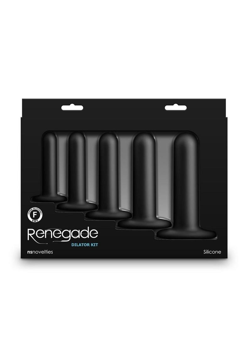 Renegade Dilator Kit Silicone Anal Plugs with Suction Cups