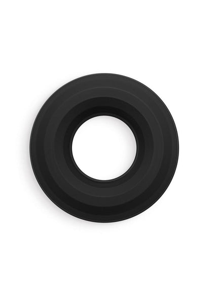 Renegade Fireman Ring Silicone Cock Ring - Black - Large