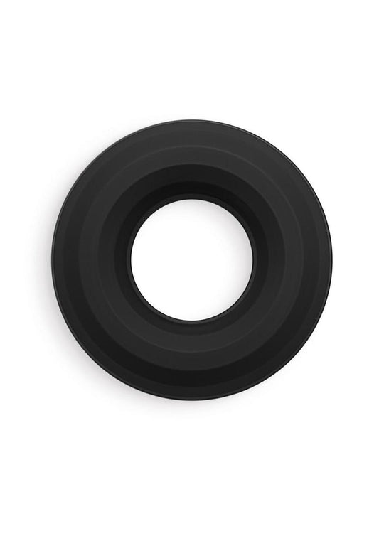 Renegade Fireman Ring Silicone Cock Ring - Black - Small