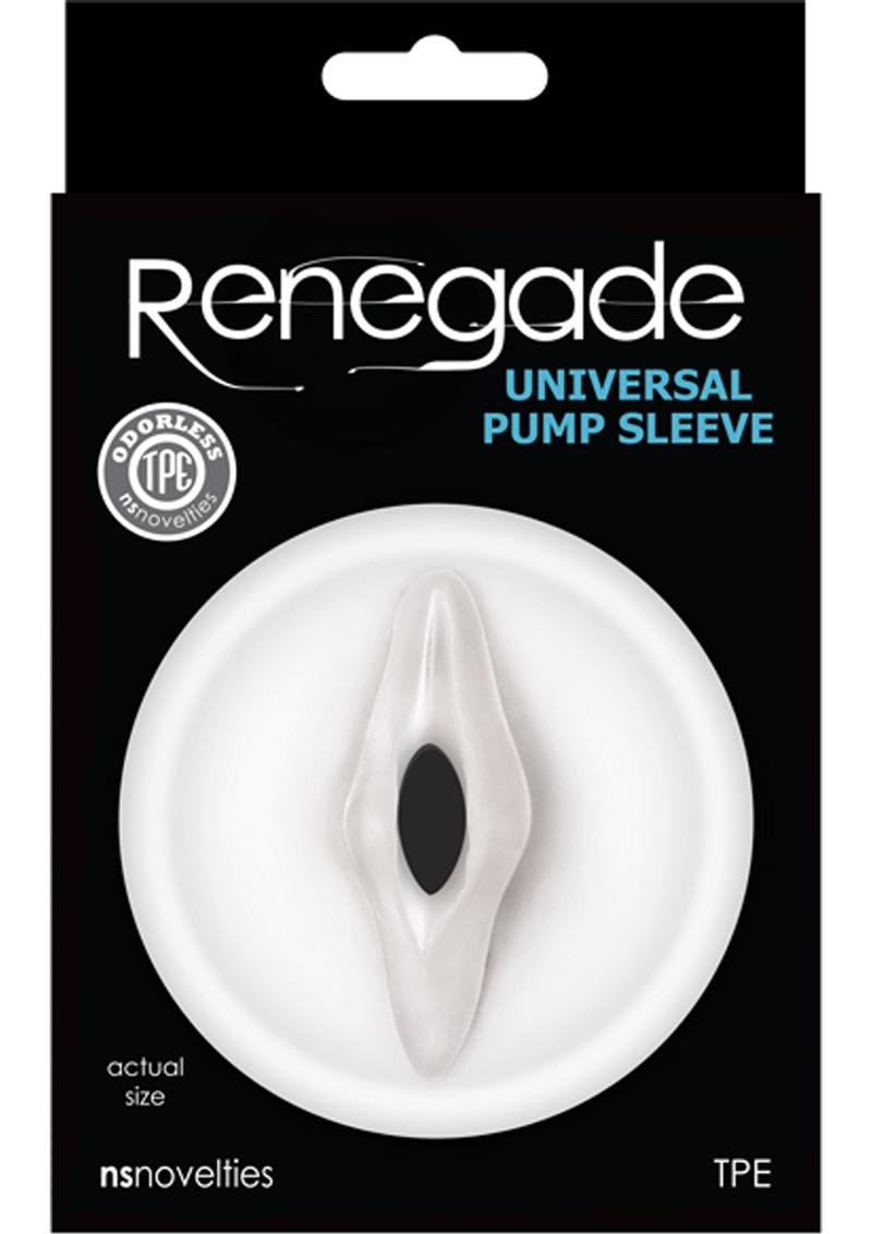 Renegade Universal Pump Sleeve - Vagina - Clear