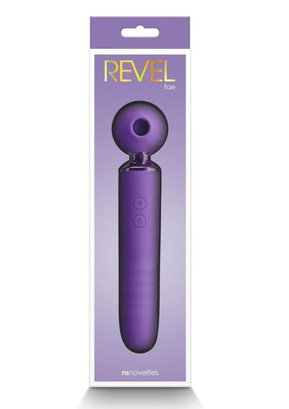 Revel Fae Rechargeable Silicone Vibrator with Clitoral Stimulator