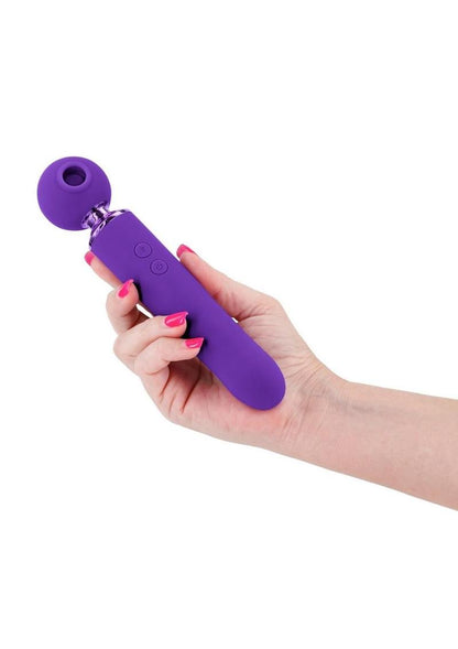 Revel Fae Rechargeable Silicone Vibrator with Clitoral Stimulator