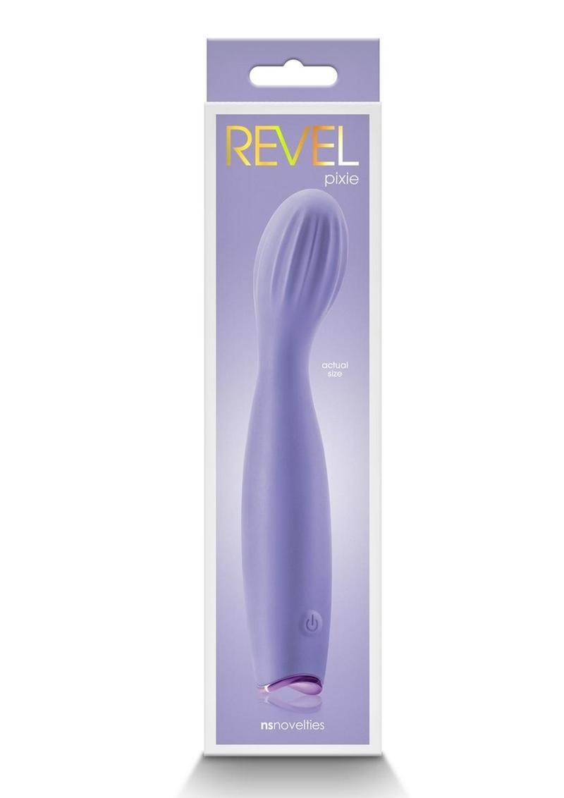 Revel Pixie Rechargeable Silicone G-Spot Vibrator - Purple