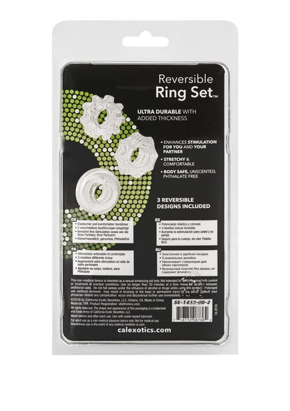 Reversible Ring Set Silicone Cock Ring