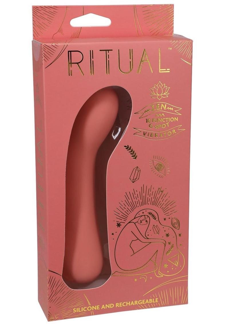 Ritual Zen Rechargeable Silicone G-Spot Vibrator - Orange