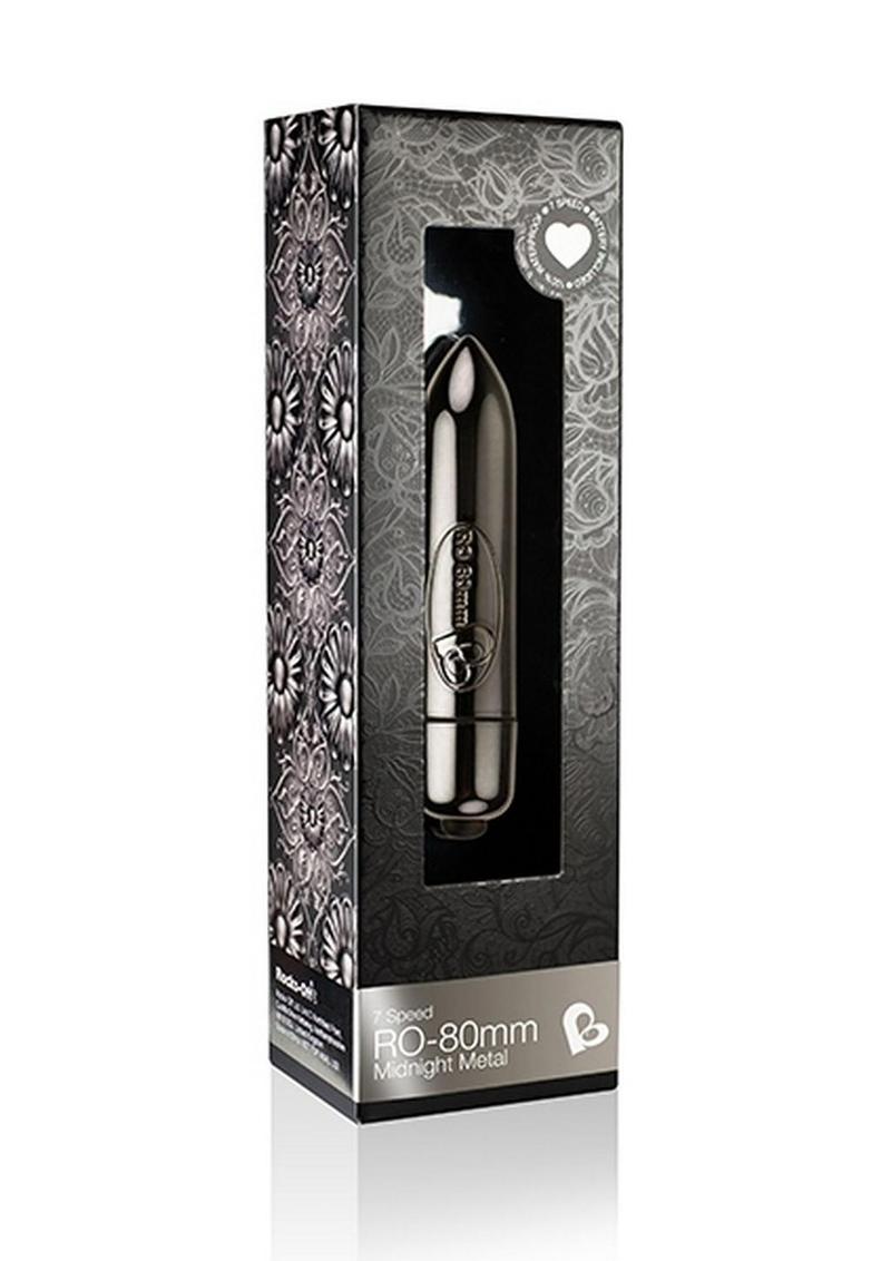 RO 80mm Sir Luvalot Be My Knight Bullet Vibrator - Gun Metal