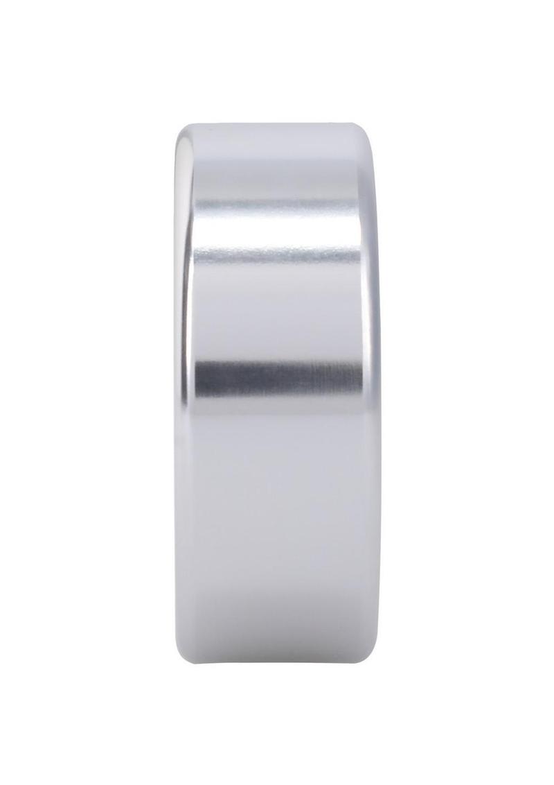 Rock Solid Brushed Alloy Aluminum Cock Ring