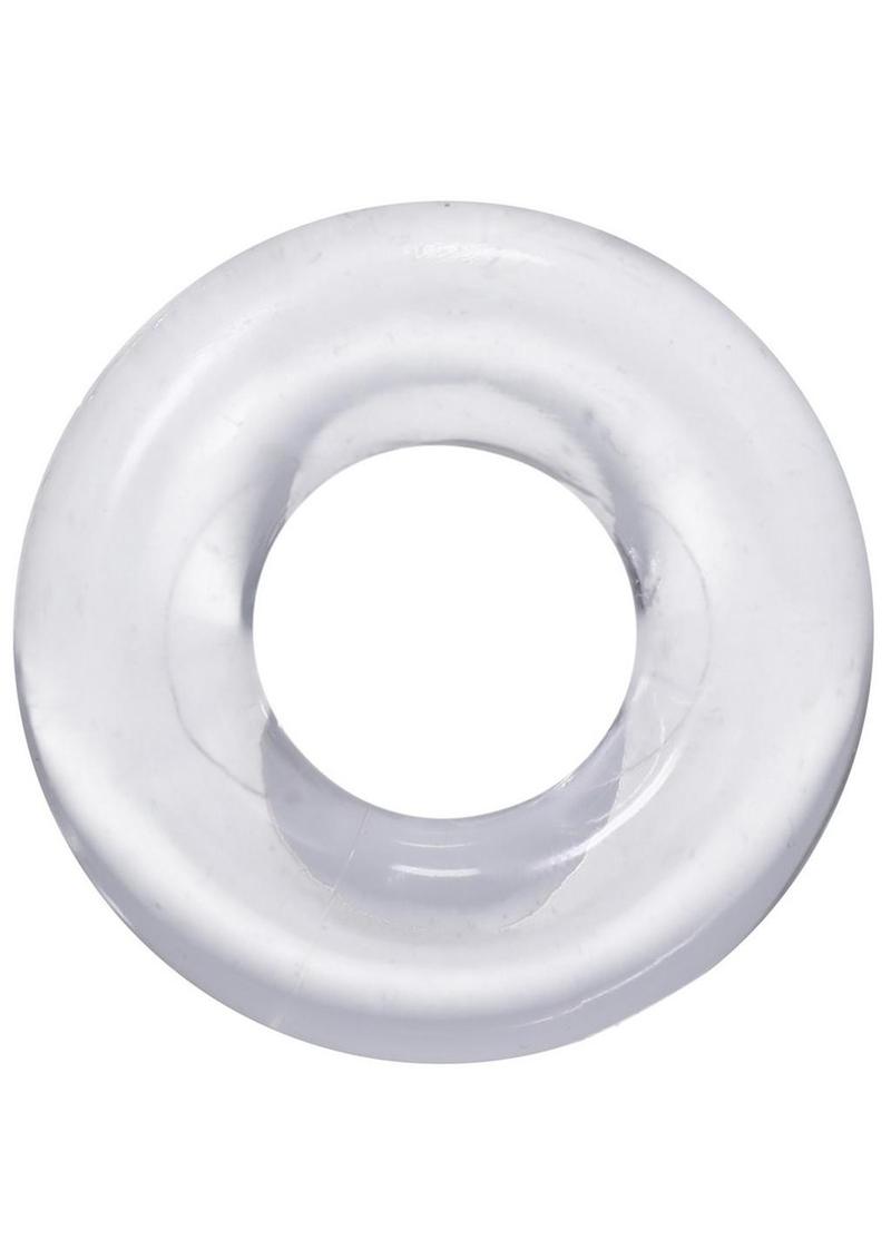 Rock Solid The 3x Donut Cock Ring - Clear - 3XLarge