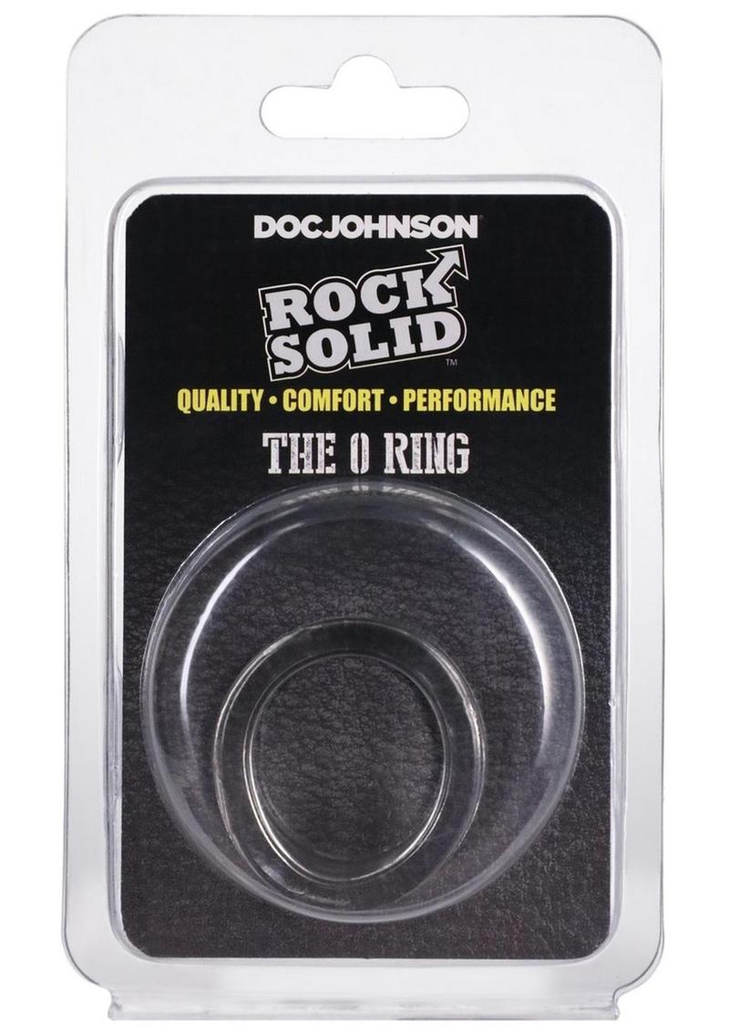 Rock Solid The O Ring Cock Ring - Clear