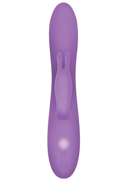 Romantic Rabbit Rechargeable Silicone Vibrator with Dual Motors