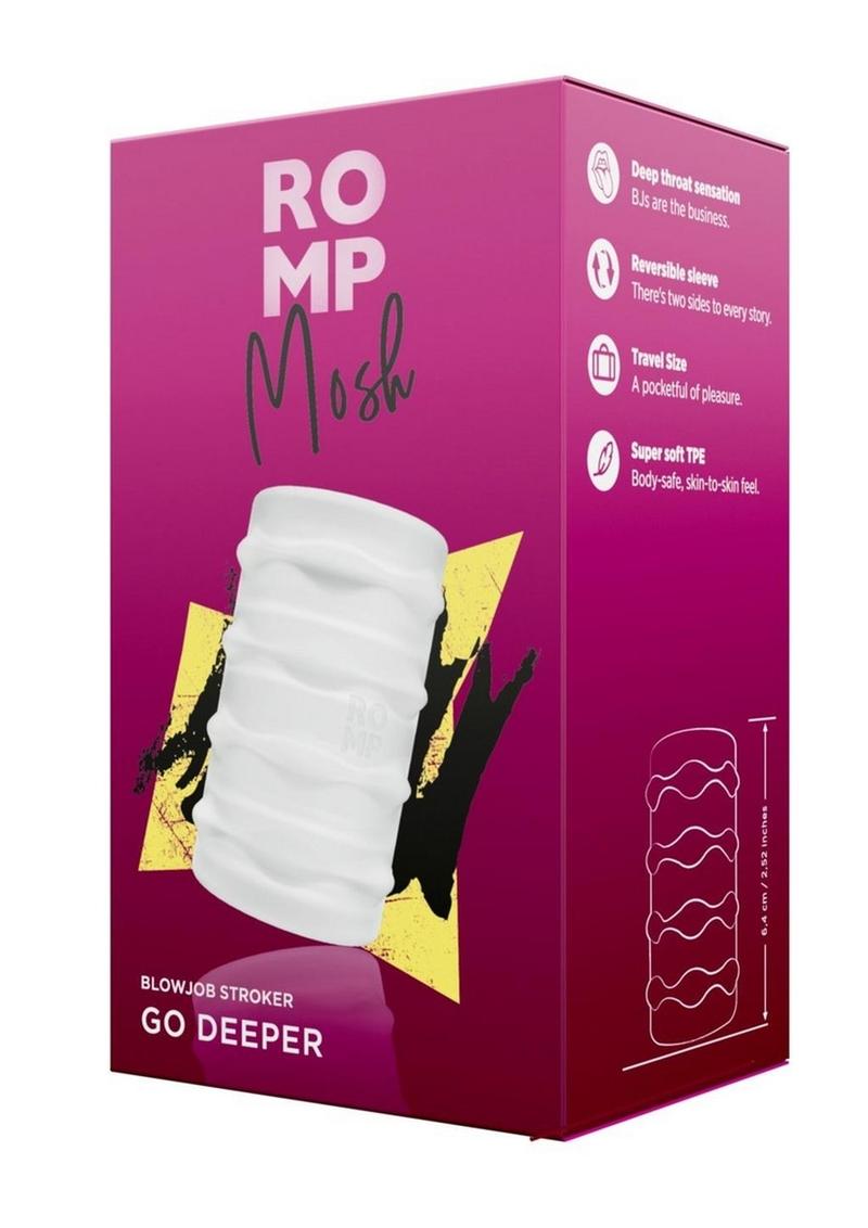 Romp Mosh Textured Stroker - Clear