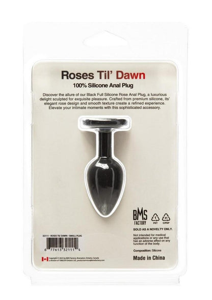 Roses Til Dawn Silicone Butt Plug