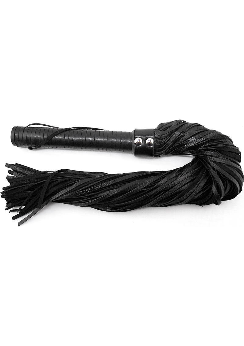 Rouge Leather Flogger - Black