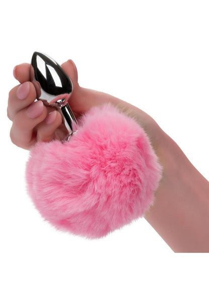 Running Wild Faux Fur Bunny Tail and Metallic Anal Plug