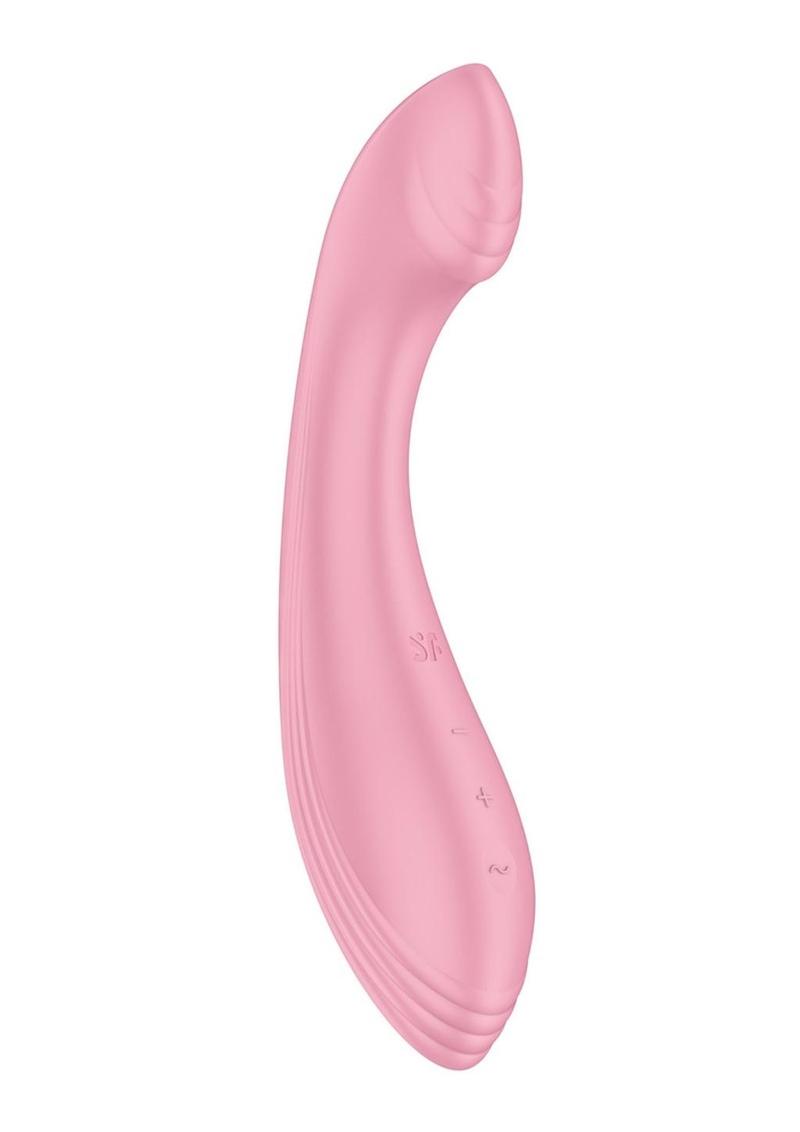 Satisfyer G-Force Rechargeable Silicone Vibrator - Pink