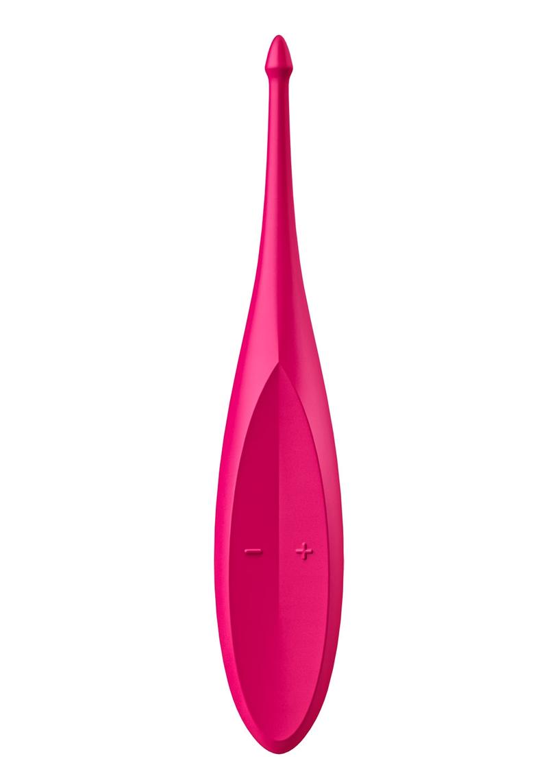 Satisfyer Twirling Fun Silicone Vibrator - Magenta/Pink