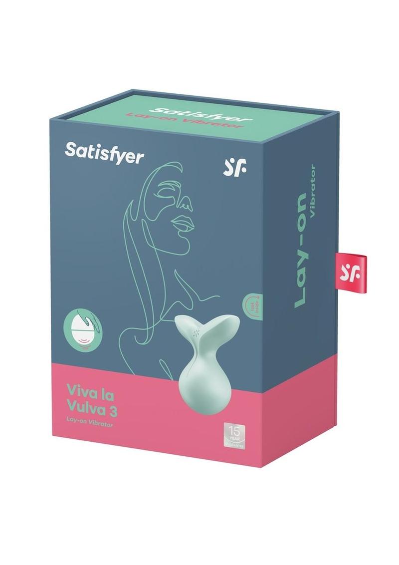 Satisfyer Viva LA Vulva 3 Rechargeable Silicone Clitoral Stimulator - Green/Mint