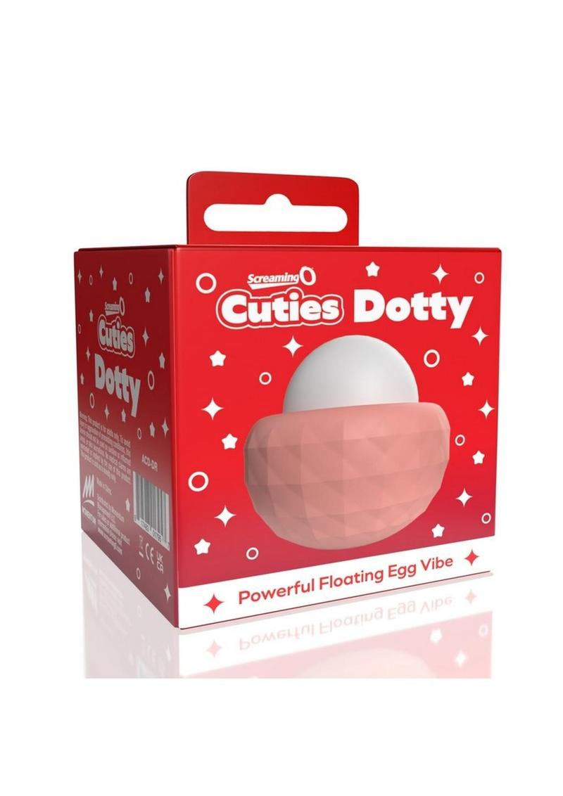 Screaming O Cuties Dotty Rechargeable Silicone Egg Vibrator - Dusty - Rose