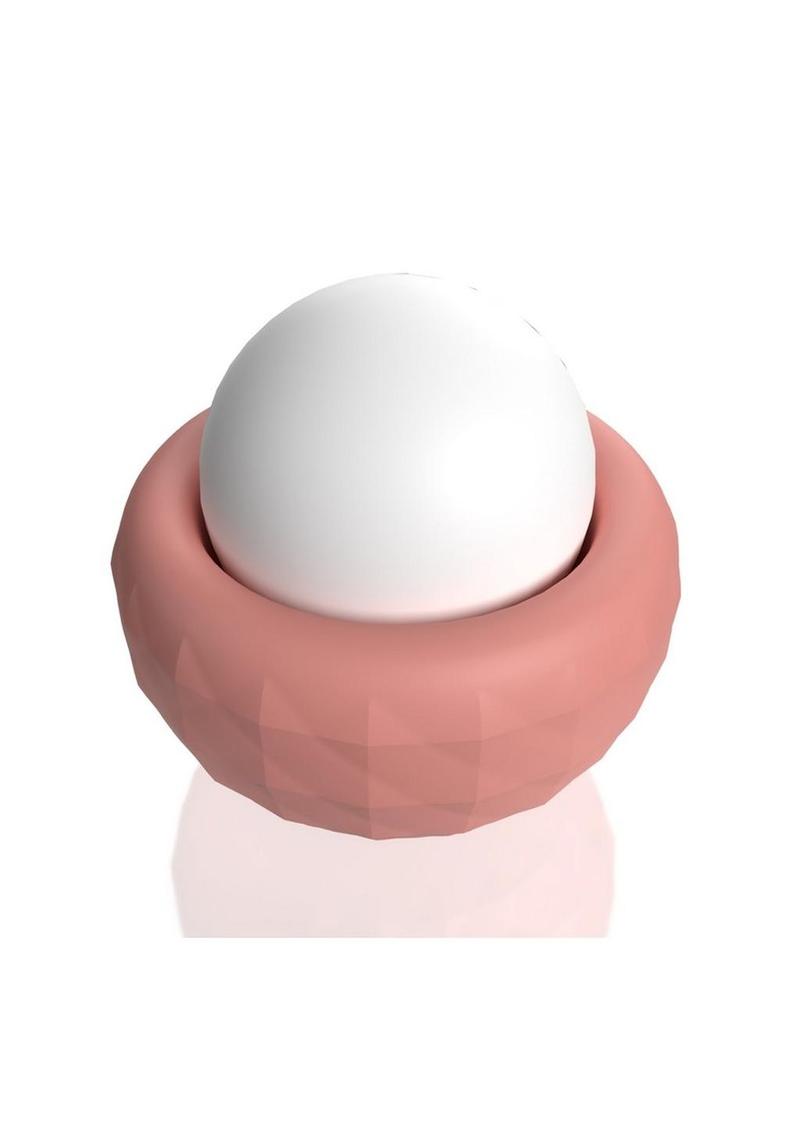 Screaming O Cuties Dotty Rechargeable Silicone Egg Vibrator - Dusty - Rose