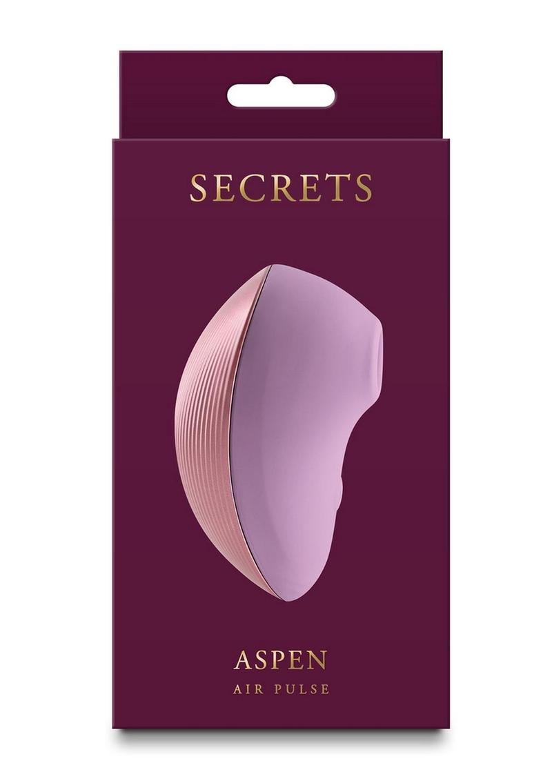 Secrets Aspen Rechargeable Silicone Clitoral Stimulator - Lavender/Purple