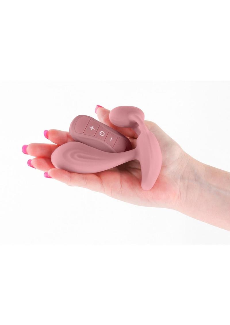 Secrets Echo Rechargeable Silicone G-Spot Vibrator with Clitoral Stimulation