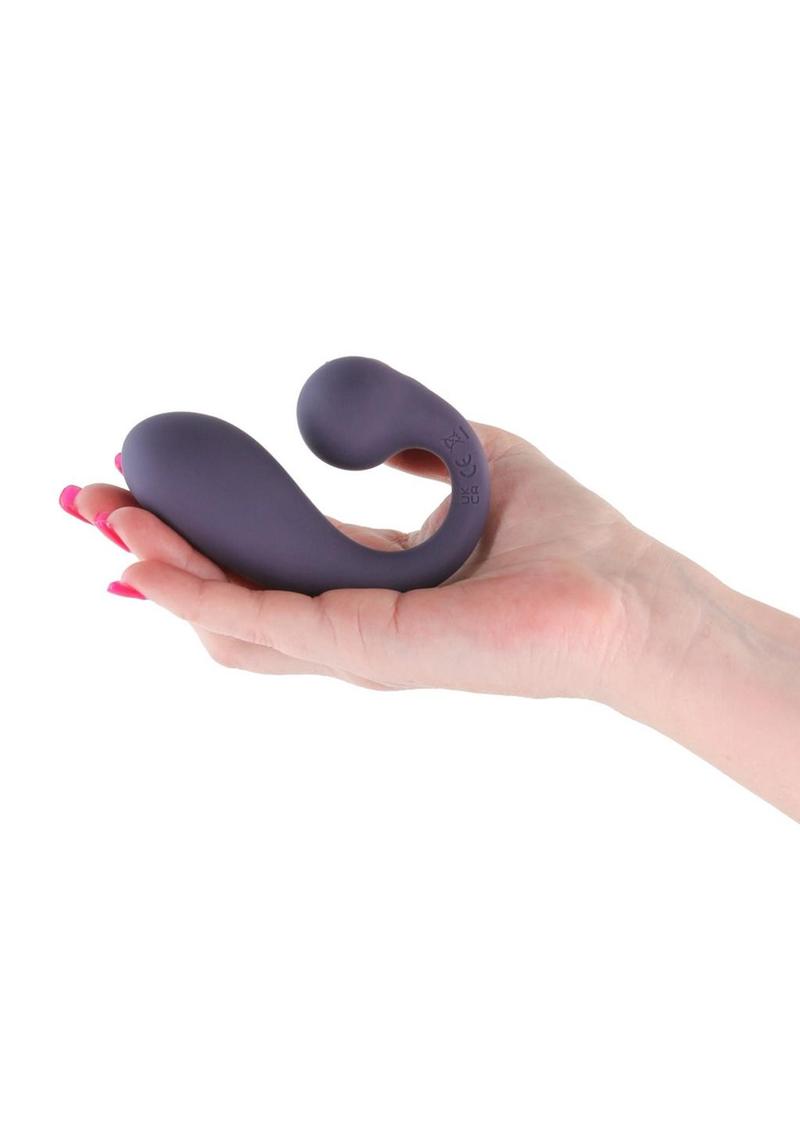 Secrets Maple Rechargeable Silicone G-Spot Warming Vibrator with Clitoral Stimulation