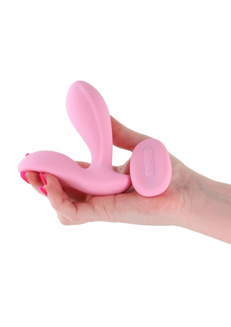 Secrets Rain Rechargeable Silicone Vibrator with Remote