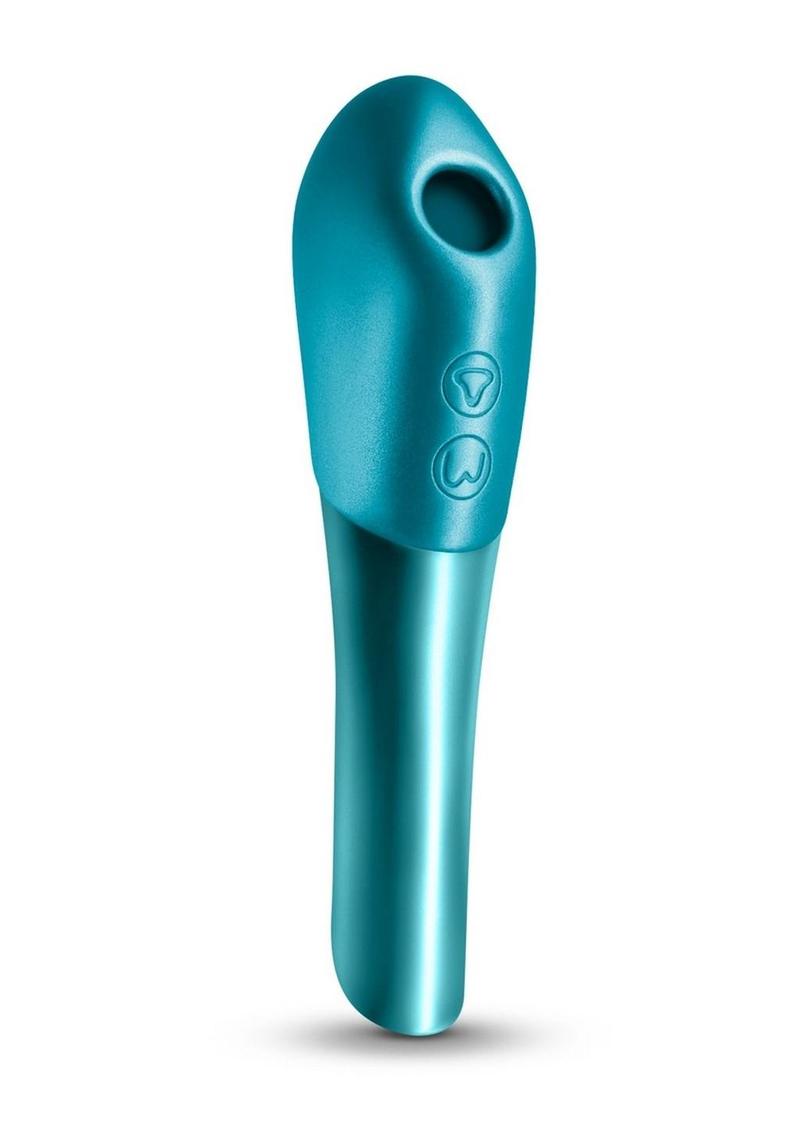 Seduction Nuvo Rechargeable Silicone Air Pulse Clitoral Stimulator - Teal