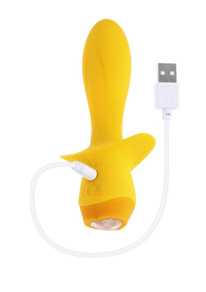 Selopa Mellow Yellow Rechargeable Silicone Vibrating Plug