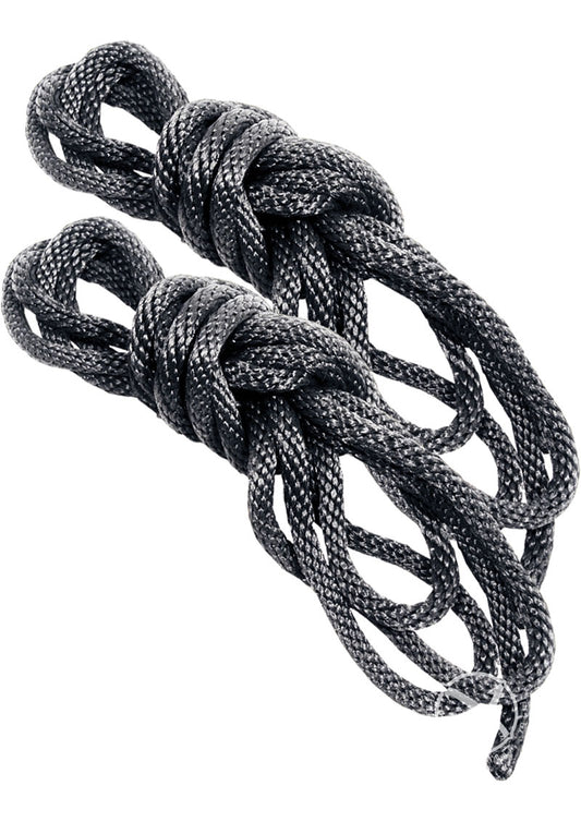 Sex and Mischief Silky Rope Kit - Black