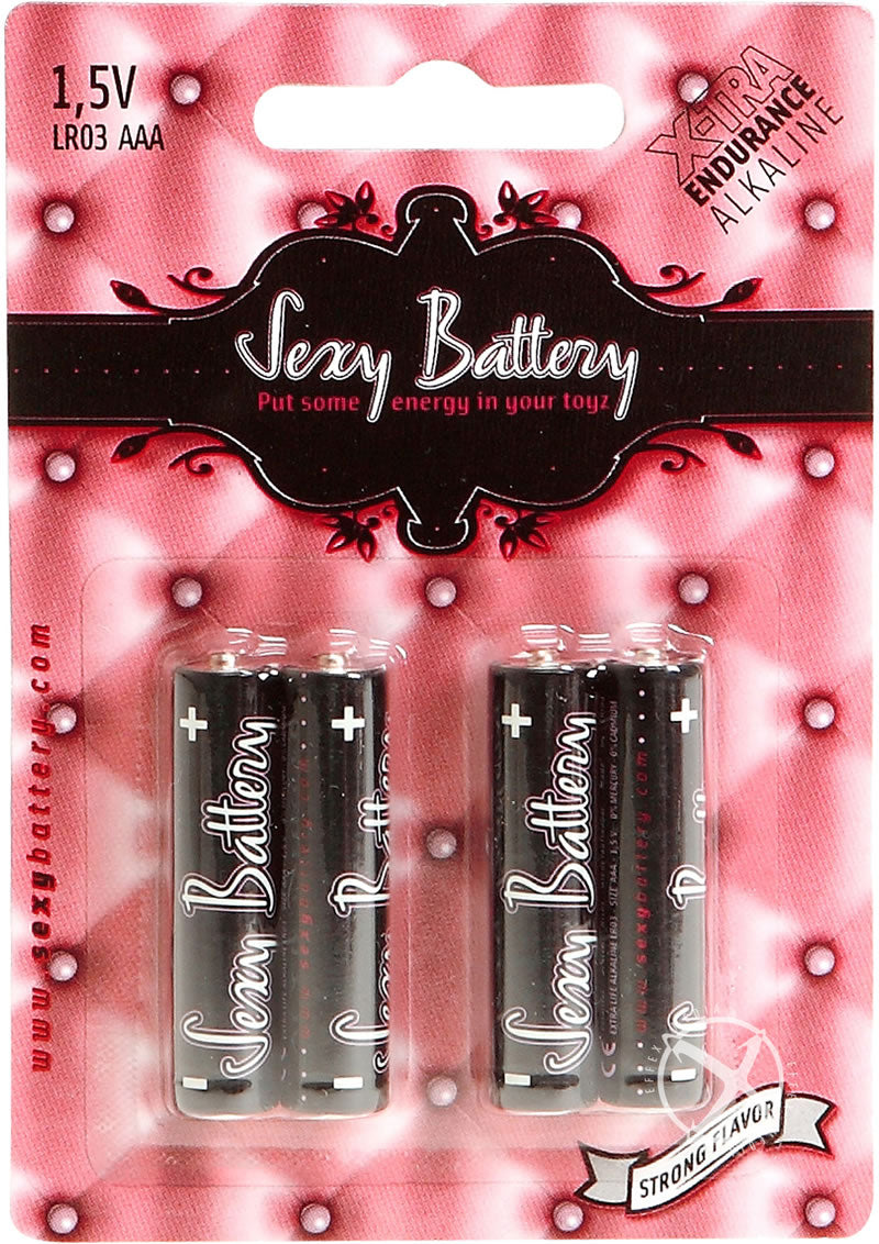 Sexy Battery Xtra Endurance Alkaline Batteries Lr03 AAA/ 1.5v - 4 Pack