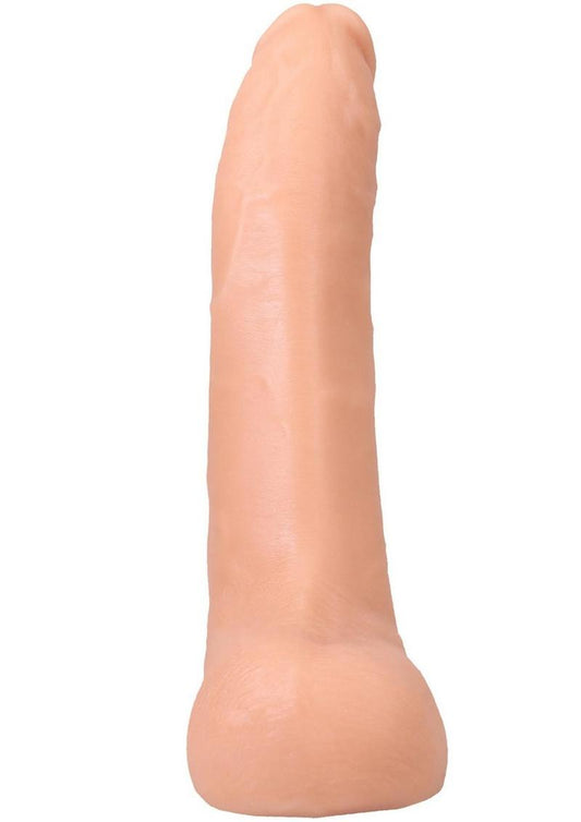 Signature Cocks Ultraskyn Dan Damage Dildo with Removable Suction Cup - Vanilla - 10in