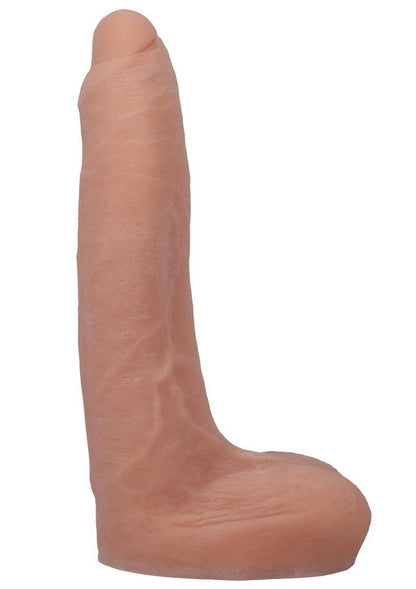 Signature Cocks Ultraskyn Owen Gray Dildo with Removable Suction Cup - Vanilla - 11in