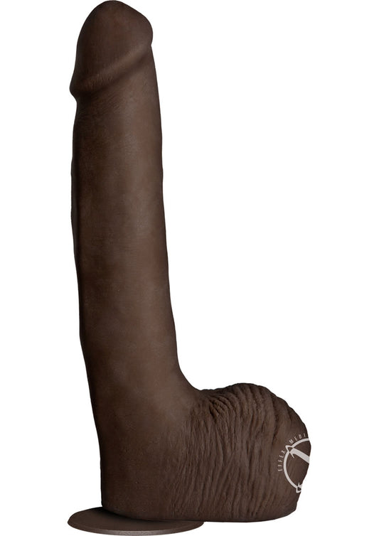 Signature Cocks Ultraskyn Rob Piper Dildo - Chocolate - 10.5in