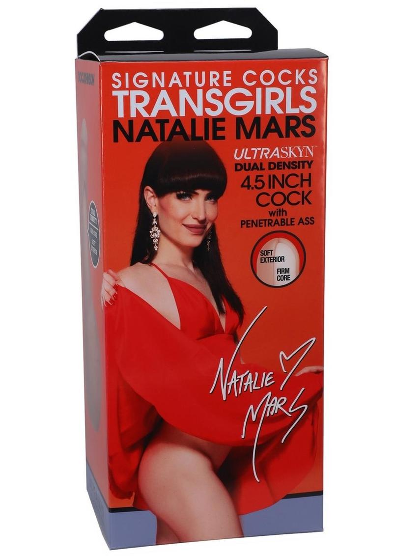 Signature Cocks with Penetrable Ass Transgirls Natalie Mars - Vanilla