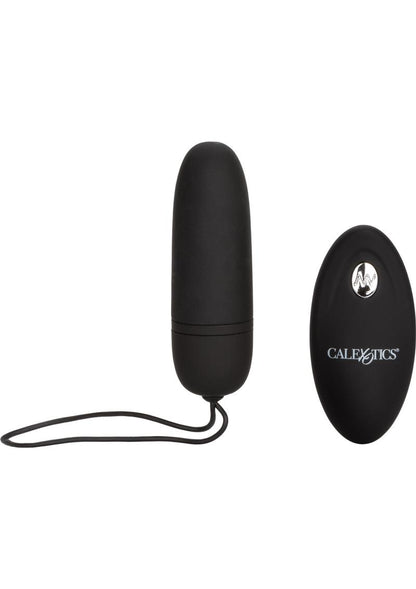 Silicone Bullet with Remote Control - Black