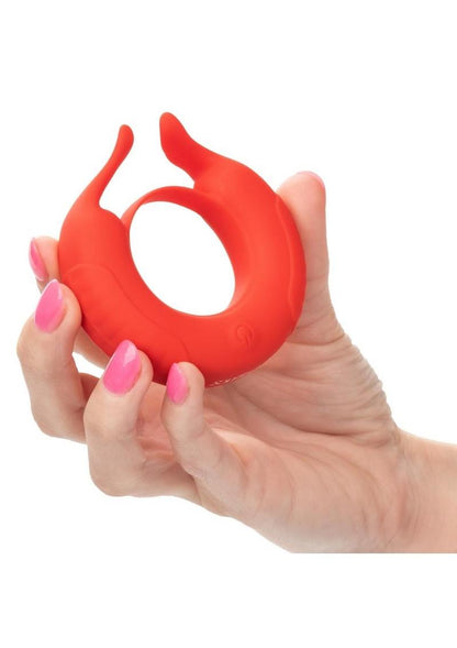 Silicone Rechargeable Taurus Enhancer Couples Ring