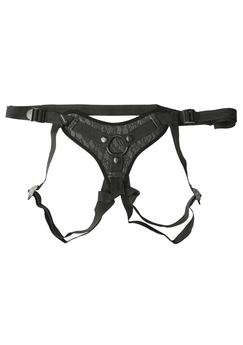 Sincerely Lace Strap-On Harness - Black