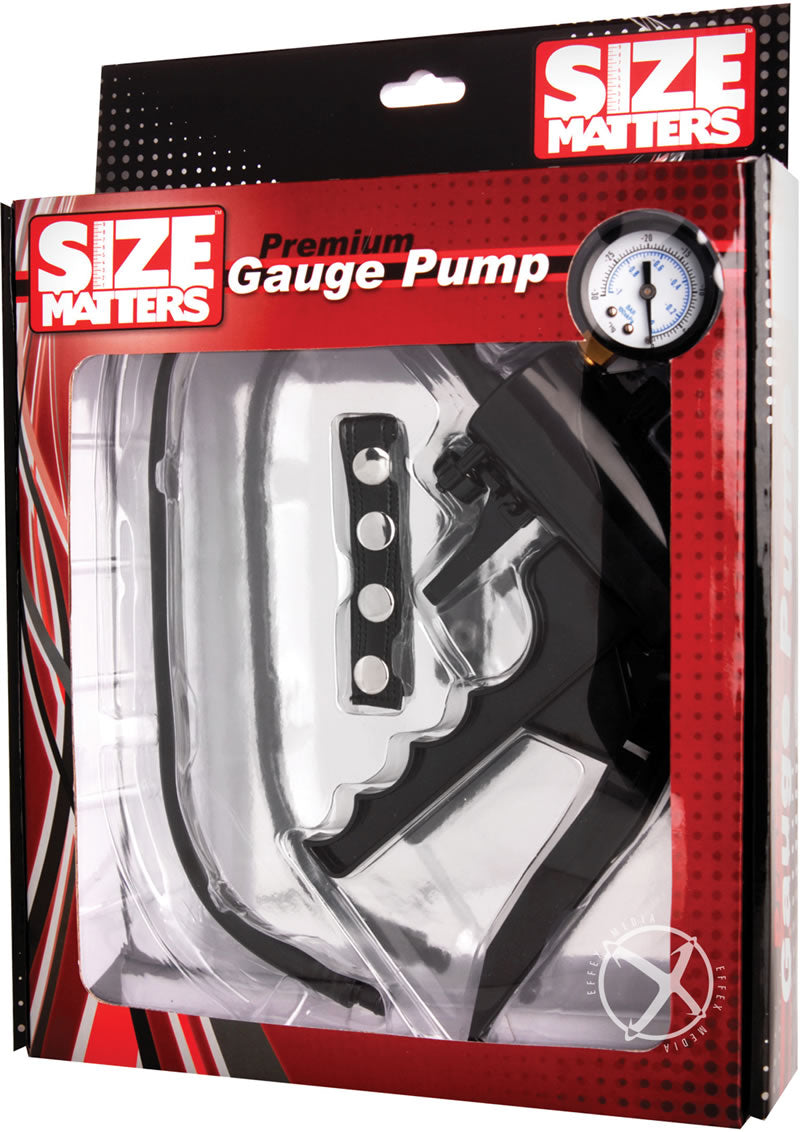 Size Matters Premium Gauge Pump - Black