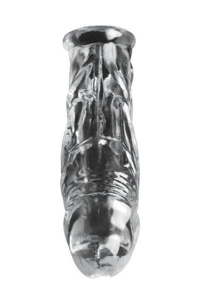 Size Matters Realistic Clear Penis Enhancer and Ball Stretcher